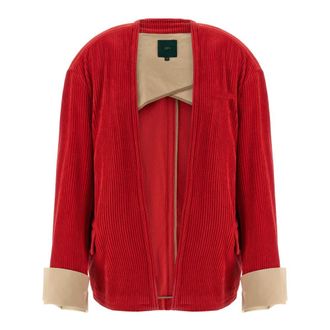 JEJIA Mujer, Jerseys, Rojo, Talla: XS