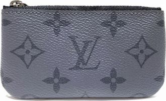 Louis Vuitton Monogram Eclipse Gray Monogram Eclipse Pochette (Pre-Owned)