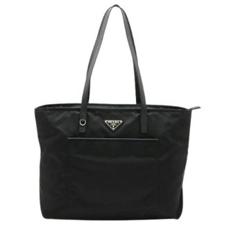 Prada Pre-owned Tote Bags, female, Black, Size: ONE SIZE Pre-owned Vela Nylon 2way Bag