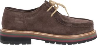 BEKK Mocassini Fondo Vibram con bordo a smerlo - Marrone