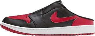 Nike Air Jordan Mule Golf Shoes (FJ1214-001, Black/White/Varsity Red), Black/White/Varsity Red, 7.5 UK