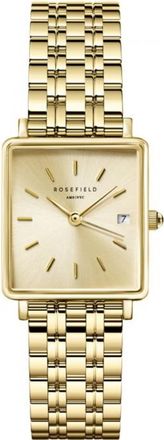 Rosefield Womens QCGSG-Q048 Ladies Boxy Watch - Gold - One Size