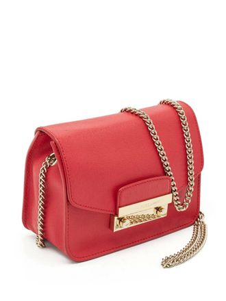 Furla mini Metropolis chain shoulder bag - women - Leather - One Size - Red