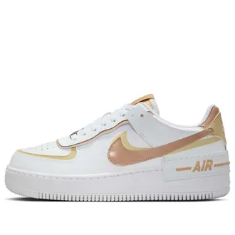 Nike (WMNS) Nike Air Force 1 Low Shadow White Team Gold Rattan DZ1847-111