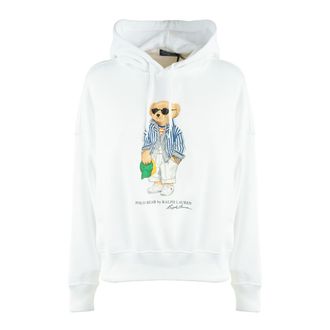 Ralph Lauren Polo Bear Hoodie White