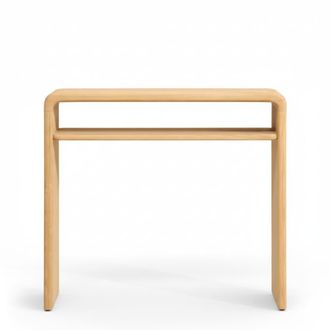 Wabi Home Consola de madera maciza 90cm