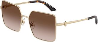 Jimmy Choo London JC4031B 300613 Womens Sunglasses Gold Size 56