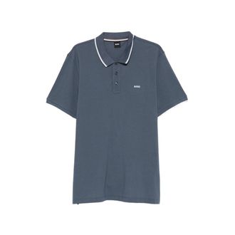HUGO BOSS Logo Trim Polo Shirt