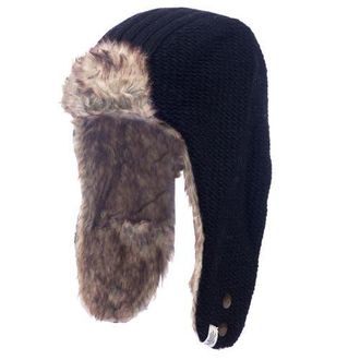 Nirvanna Designs Winter Trapper Hat in Black at Nordstrom