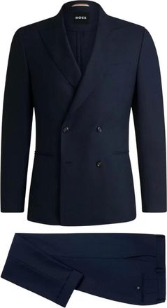 HUGO BOSS Double-Breasted Suits - male - Boss - Double Breasted Suits - Blue - 2XL - Suits