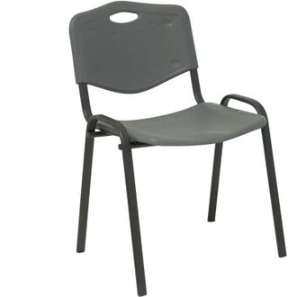Piqueras y Crespo Pack 4 Sillas Iso Plastic Pvc Gris