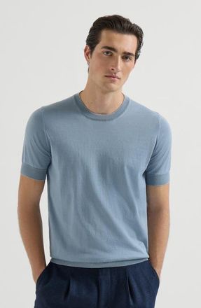 Brunello Cucinelli Cotton T-shirt in Slate at Nordstrom, Size 54 It