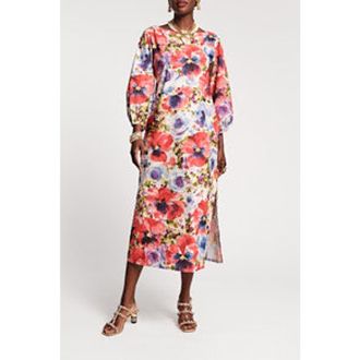 Frances Valentine Minnow Maxi Dress in Pink/purple/multi at Nordstrom, Size X-Large