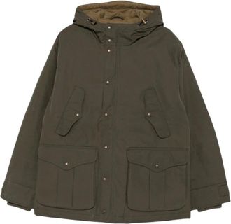 Filson Parka de Monta&ntilde;a Encerada - Coats - Hombre - Verde - S