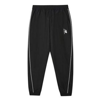 New Balance Track Pants Black White AMP11318-BK