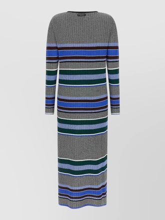 Pinko abio bruma knitwear long striped buttons