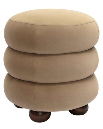 TOV Furniture Tov Furniture Stefanie Velvet Ottoman