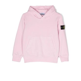 Stone Island Cotton Sweatshirt - male - Stone Island - Kids Sweatshirts - Pink - 8 Y - Kids