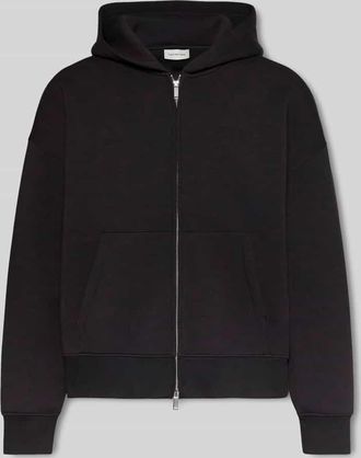 Calvin Klein Sweatjacke mit Zweiwege-Rei&szlig;verschluss in Black, Gr&ouml;&szlig;e XXL