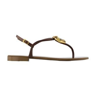 Giuseppe Zanotti Giuseppe Zanotti, Flat Sandals, female, Brown, Size: 10 US Pia Muse Sandals