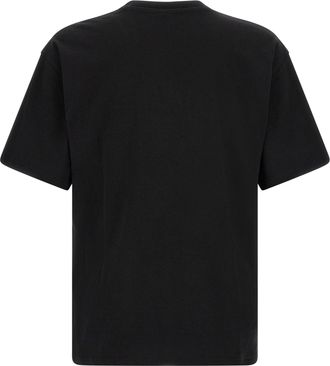 Diesel Logo-Patch Cotton T-Shirt - Black