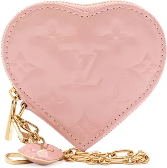 Louis Vuitton Pink Rose Leather Coin Purse/Coin Case (Pre-Owned)