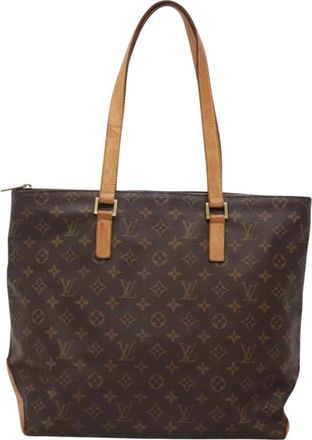 Louis Vuitton Cabas Piano Brown Canvas Tote Bag (Pre-Owned)
