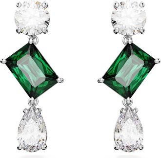 Swarovski Mesmera Groene Zirkonia Oorbellen - Dames - Oorbellen - Groen - ONE Size - Accessoires