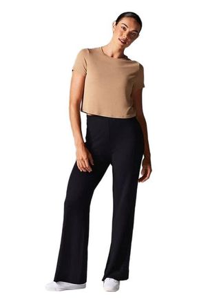 Tavi Cozy Luxe Wide Leg Pant in Ebony at Nordstrom, Size X-Small 31