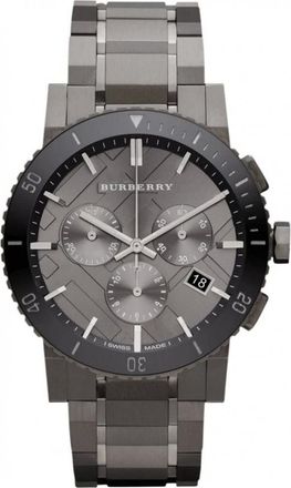 Burberry Bu9381 City Horloge - Heren - Accessoires - Grijs - Maat: ONE Size