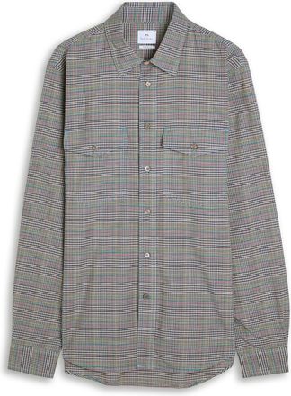 Paul Smith Checked Cotton Shirt - Grey - XL
