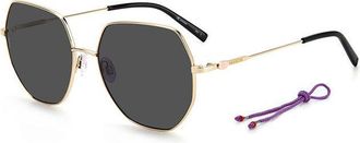 Missoni MMI 0080/S J5G/IR Womens Sunglasses Gold Size 57