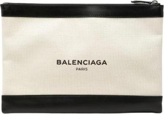 Balenciaga Pre-owned Clutches, female, White, Size: ONE SIZE Pre-owned Vintage Clutch