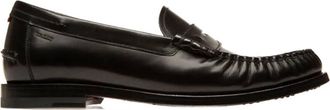 Bally Cologny Coelo Leather Loafers, Brand Size 37 ( US Size 6.5 )