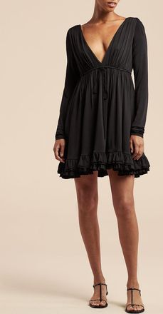 Rebecca Taylor Babydoll Long Sleeve Dress