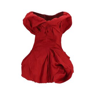 Magda Butrym Womens Multicolor Cotton Cocktail Dress
