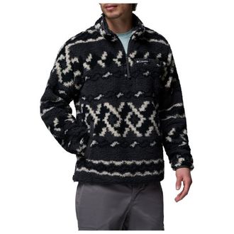 Columbia Rugged Ridge High Pile Half Zip Fleecepullover f&uuml;r Herren | schwarz