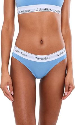 Calvin Klein Underwear Icon Cotton Modal Bikini Womens Underwear Blue Descent : XS (Womens 2), Cotton/Elastane