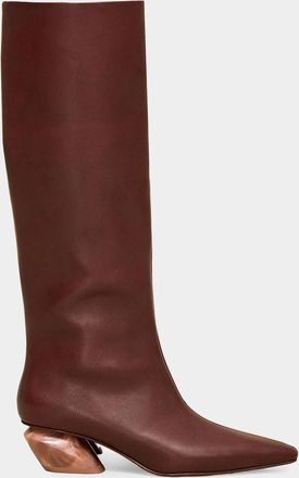 Cult Gaia City Leather Knee-High Boots