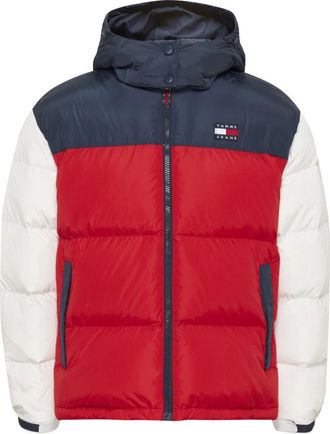 Tommy Jeans Hooded Puffer Jacket - Heren - Winterjassen - Veelkleurig - XS - Jassen
