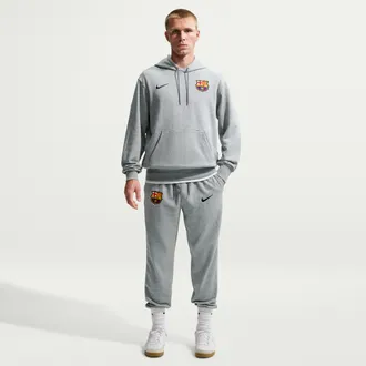 Nike FC Barcelona Club Nike Mens Soccer Jogger Pants in Grey | II3406-063