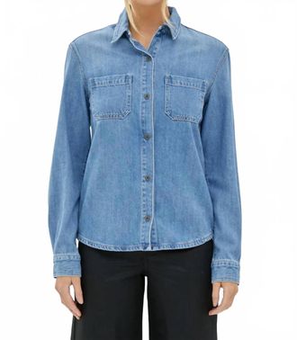 Hidden Jeans Classic Fit Denim Shirt In Blue