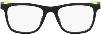 Nike Square Full Rim Eyeglasses - Black