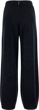 Fabiana Filippi Womens Pants Wool-Silk-Cashmere Black Trousers