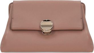 Chloé Penelope leather clutch bag - women - Lambskin - One Size - Pink