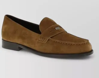Tory Burch calf leather slip-on loafers