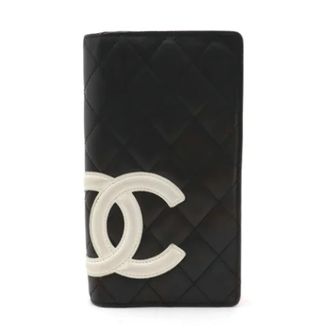 Chanel Pre-owned Wallets, female, Black, Size: ONE SIZE Pre-owned Leather wallets