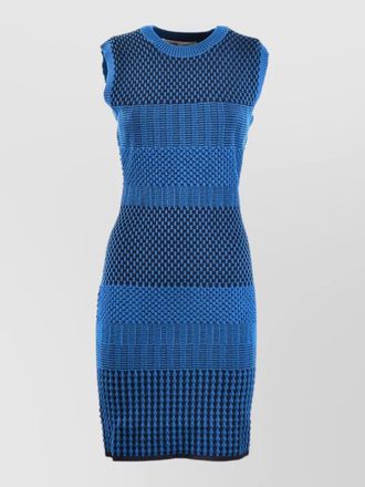 Diane Von F&uuml;rstenberg knit dress fitted silhouette knee length
