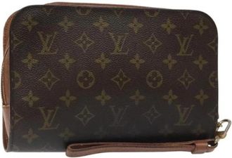 Louis Vuitton Pre-owned Canvas clutches - Dames - Vintage Clutch - Bruin - ONE Size - Vintage