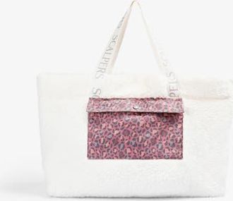 Scalpers Fluffy Soft Tote Bag for Girls in White at Nordstrom